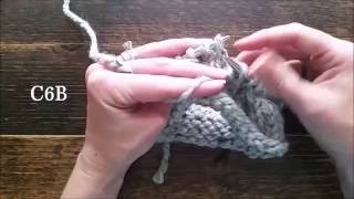 How to Cable Knit  C6B [upl. by Mcdowell458]