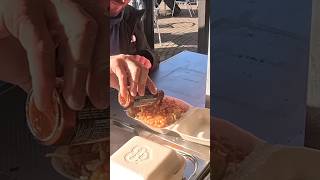 Customer tries the HOTTEST SAUCE 🥵🔥  spudman food spudarmy l1lspud hot sauce [upl. by Aicenet]