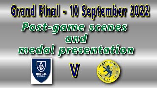 EDFL  Aberfeldie v Strathmore GRAND FINAL  Post Game and Medal Presentation  10 September 2022 [upl. by Casady]