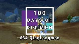 034 Qinglongmon  100 Days of Digimon Journey   Digimon Masters Online [upl. by Francisca]