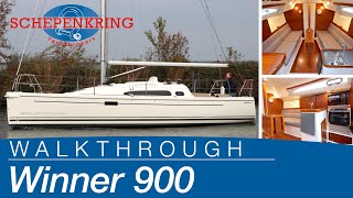 Winner 900 for sale  Yacht Walkthrough   Schepenkring Lelystad  4K [upl. by Olotrab95]