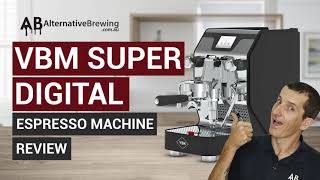 VBM Domobar Super Digital Espresso Machine Review [upl. by Prader671]