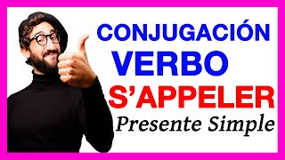 Verbo SAPPELER en FRANCES  PRESENTE 🚀 El verbo LLAMARSE conjugado en FRANCES  pronunciación [upl. by Ltney123]