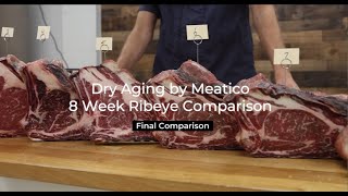 Meatico 56 Day Dry Aging Comparison  Final Prep and Weigh [upl. by Zile]