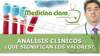 🩸🧪ANÁLISIS CLÍNICOS y ANALÍTICAS HEMOGRAMA ¿Qué significan los resultados que dan  Medicina Clara [upl. by Nerag157]