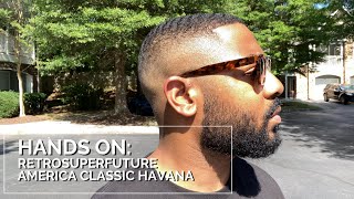 HANDS ON Retrosuperfuture America Classic Havana Sunglasses [upl. by Westley]