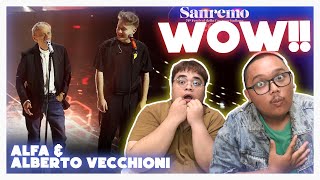 Sanremo 2024  Alfa con Roberto Vecchioni canta quotSogna ragazzo sognaquot REACTION [upl. by Winters]