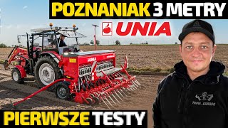 UPRAWA i SIEW PSZENICY  Pierwsze TESTY Siewnika talerzowego POZNANIAK 3 Metry od UNIA  URSUS C360 [upl. by Lorena]