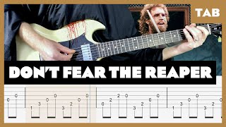 Blue Oyster Cult  Dont Fear the Reaper  Guitar Tab  Lesson  Cover  Tutorial [upl. by Eadrahs]