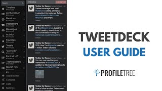 TweetDeck User Guide How to use TweetDeck to its Full Potential [upl. by Sacken]