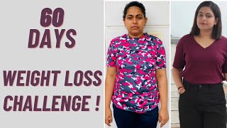 WEIGHT LOSS CHALLENGE for 60 DAYS  INTERMITTENT FASTING [upl. by Rebhun]