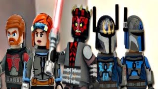 LEGO Star Wars  The Clone Wars  Custom Darth Maul BoKatan ObiWan amp More  Showcase [upl. by Jolie98]