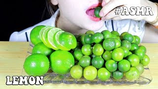 ASMR RAW Lemon amp Kumquat Real Fruit Eating Sounds  Super Sour Challenge  MISS PHAM ASMR 🍋🍋 [upl. by Dilaw]