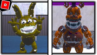 How to get NIGHTMARE FREDBEAR and PLUSHTRAP MORPHS in FREDBEARS MEGA ROLEPLAY  Roblox [upl. by Morice]