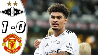 Rosenborg vs Manchester United 10 All Goals amp Highlights  2024 [upl. by Aima]