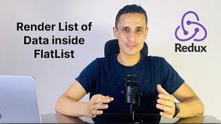 Render data inside FlatList  React Native Redux Tutorial [upl. by Amethyst]