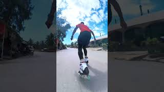 Freestyle Slalom Skating New Coastal Town 🤣😅🇰🇪 [upl. by Lamdin]