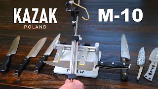 Kazak M10 Knife Sharpener Review [upl. by Anidnamra]