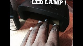 Sensationail LED Lamp review w Gel polish [upl. by Porte862]