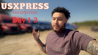 DAY IN THE LIFE AT US XPRESS  Orientation Day 13 BEST TRUCKING COMPANY🤔 [upl. by Namaj]