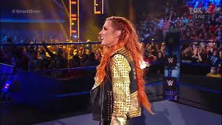 Wwe Smackdown Becky Lynch Carmella Bianca Belair Zelina Vega and Liv Morgan segment 82721 [upl. by Semele]