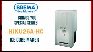 Brema Ice Makers Benchtop Ice Machine and Dispenser  R290 Refrigerant [upl. by Constantina20]