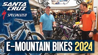 EMountain Bike Review Santa Cruz and Specialized EMountain Bikes 2024 [upl. by Icnan514]