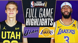 JAZZ at LAKERS  NBA INSEASON TOURNAMENT 🏆  FULL GAME HIGHLIGHTS  November 21 2023 [upl. by Firehs]