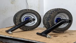 Crosskart Rear Wheel hubs and Swing Arm making  Homemade Cross kart part 1 [upl. by Tia219]