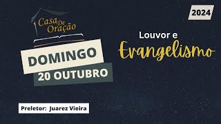 CULTO DE LOUVOR E EVANGELISMO 20 OUT 2024 [upl. by Assanav]