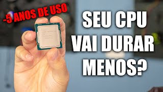 OVERCLOCK REDUZ O TEMPO DE VIDA DO PROCESSADOR MiguelResponde [upl. by Solokin139]