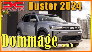 🔴🟢 Dacia DUSTER 2024  Dommage  🟢🔴 [upl. by Yelhak]