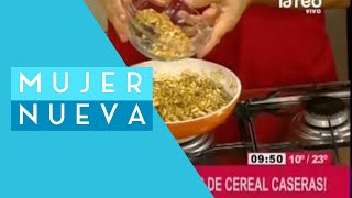 Receta Barritas de cereal caseras [upl. by Hunfredo880]