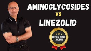 Aminoglycosides vs Linezolid MOA  Antibiotics  Pharmacology [upl. by Ernaldus]