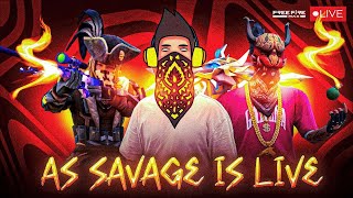 Free Fire LIVE  Savage FF 1vs4 With Subs ASGamingsahil [upl. by Wilhelm]