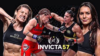 The Full Invicta FC 57 Main Card [upl. by Lleval]