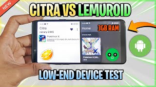 Citra Android VS Lemuroid 3DS Emulator Low End Device Test  Which is Best [upl. by Kcirredal]