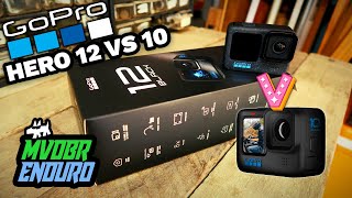 GoPro Hero 12 Black vs Hero 10 Black Comparison Motorcycle Helmet Camera Footage amp Differences [upl. by Coco]