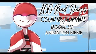 100 Bad Days  Indonesia Animation MEME REMAKE [upl. by Rives858]