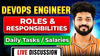 DevOps engineer Roles and ResponsibilitiesSalariesReal time project work flows [upl. by Aseram]