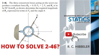 246 hibbeler statics chapter 2  hibbeler  statics [upl. by Wanyen]