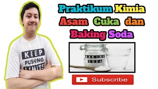 Praktikum KimiaReaksi Asam Cuka dan Baking Soda [upl. by Yeroc]