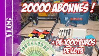 20 000 abonnés  Merci  On va fêter ça avec plus de 1000€ de cadeaux pour vous CONCOURS TERMINE [upl. by Izawa602]