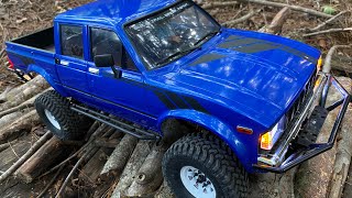 RC4WD Trailfinder II 110 4door brushless super scale crawling and trailing goodness [upl. by Notnerb830]