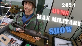 MAX Military Show OVMS Sept 2024 York PA Militaria Collectors military antique [upl. by Lemmuela]