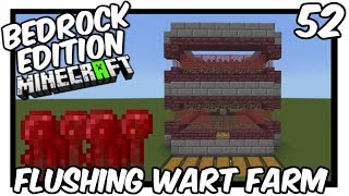 Nether Wart Farm Tutorial Minecraft Bedrock EditionMCPE [upl. by Josephson456]