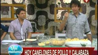 Canelones de pollo y calabaza [upl. by Ahsauqram]