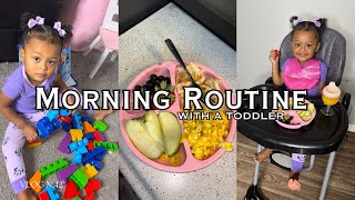 REALISTIC Morning Routine With A Toddler  Dasia Temia [upl. by Skell411]