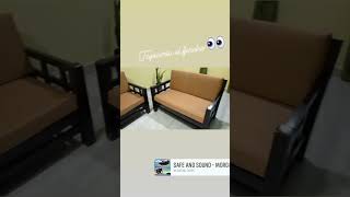 Hermoso juego de sala tapiceria carpinteria sofa aprendiendoencasa [upl. by Hung]