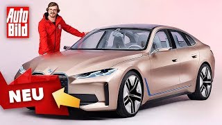 BMW Concept i4 2020 Neuvorstellung  Studie  Genf 2020  Elektro  Infos  deutsch [upl. by Marchall]